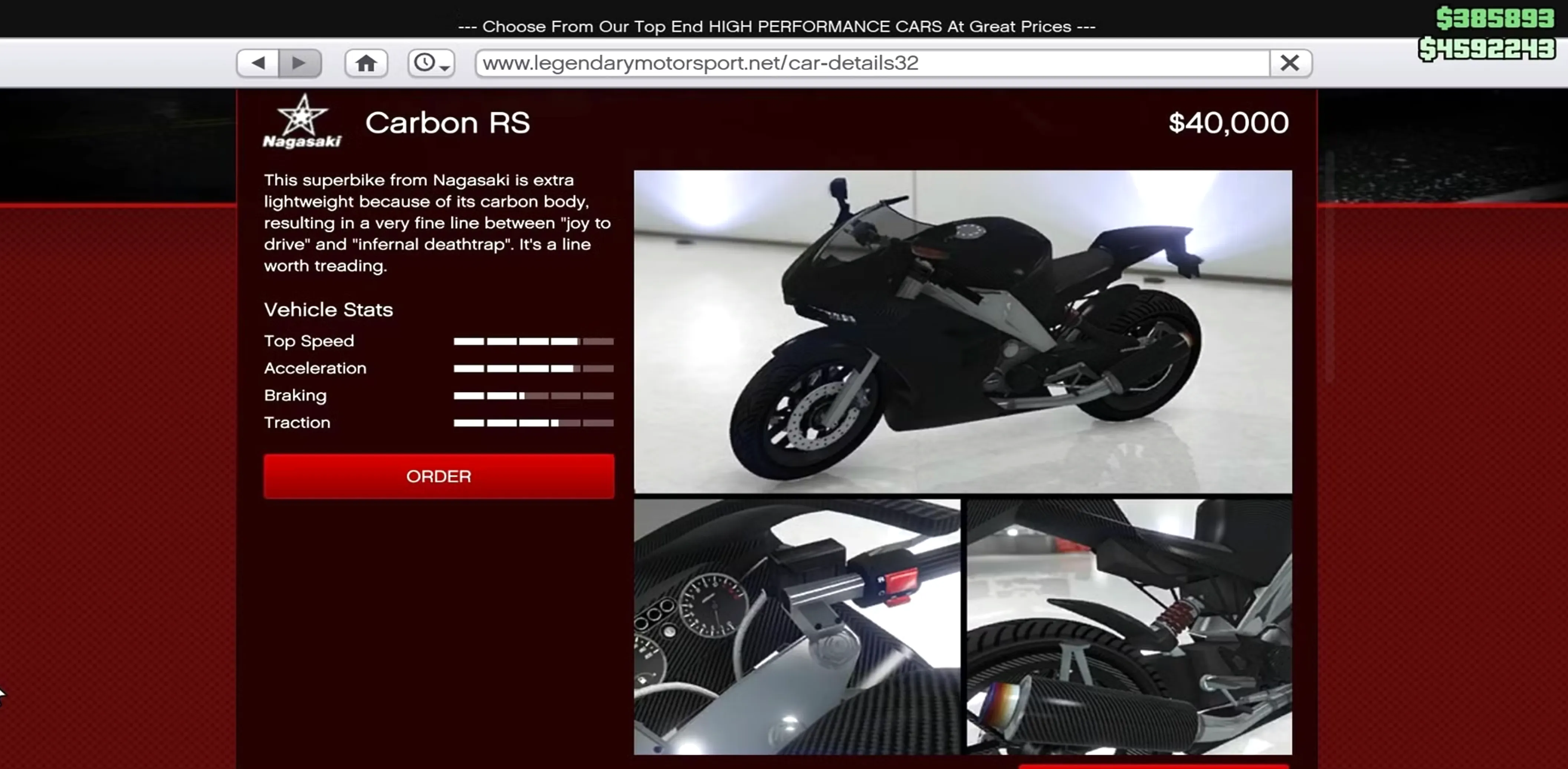 Nagasaki Carbon RS gta